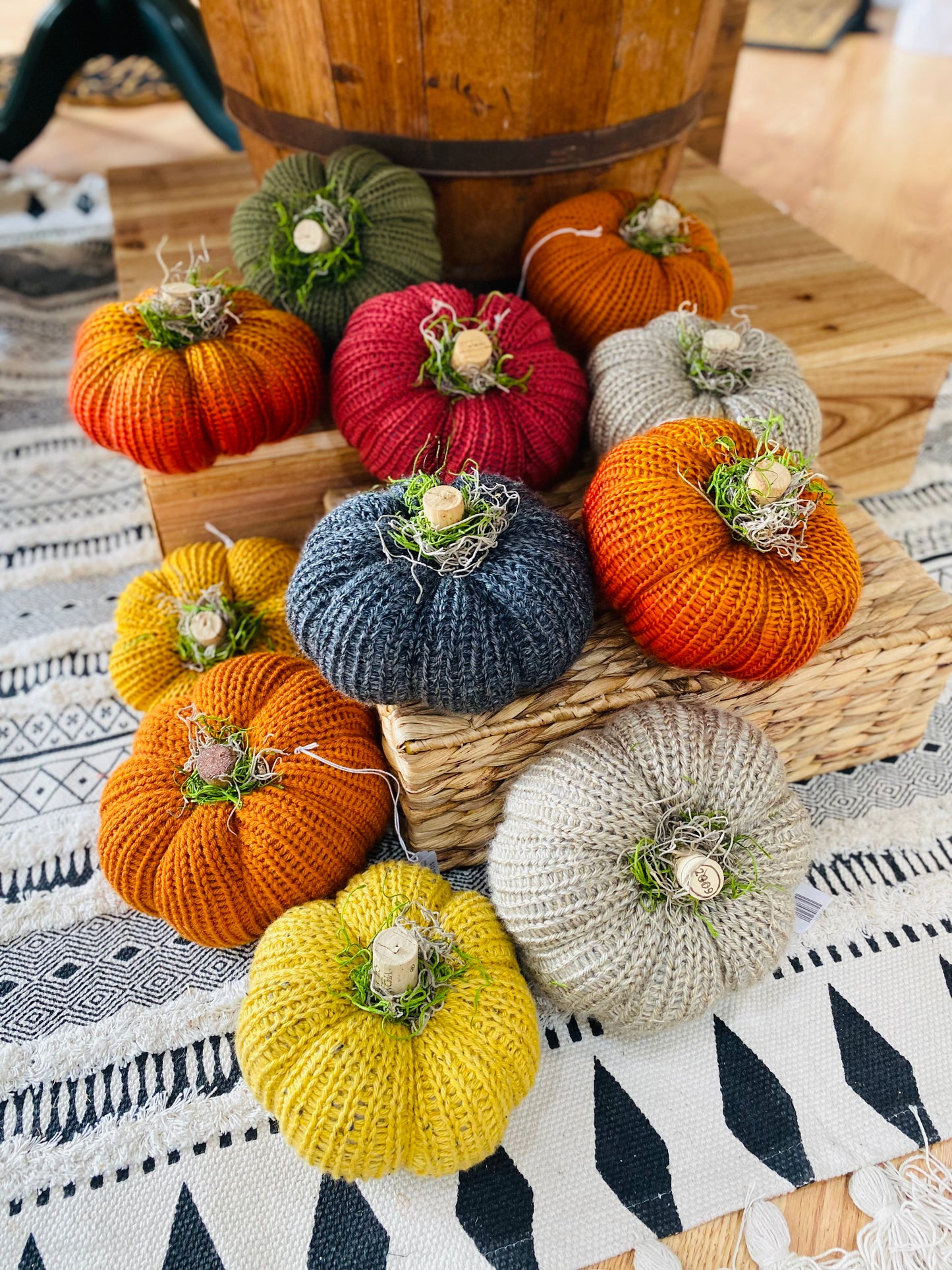 Knitted Pumpkins Small