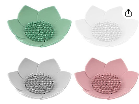 Silicone Lotus Flower Shower Steamer Tray