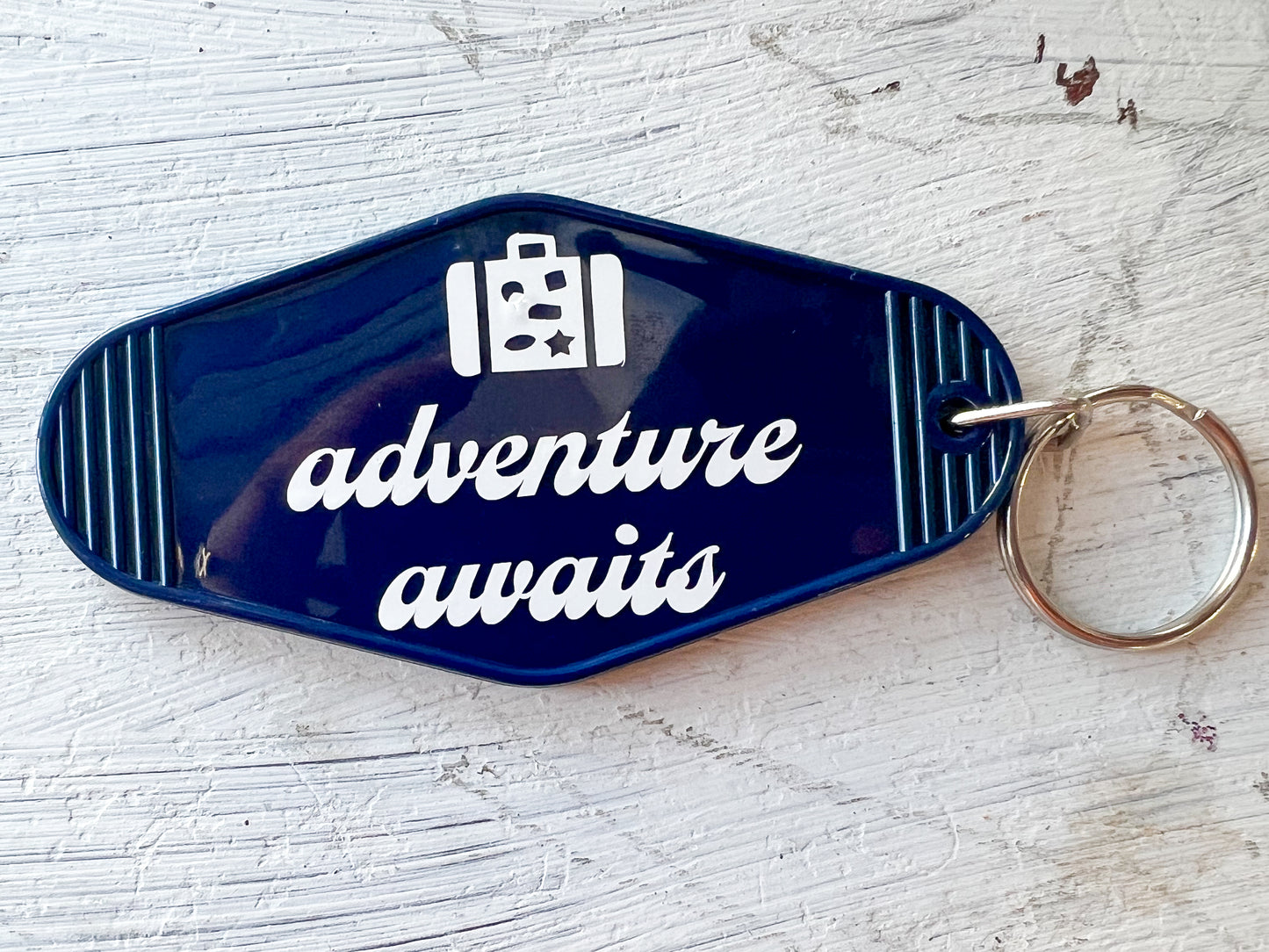 "Adventure Awaits" Hotel Keychain