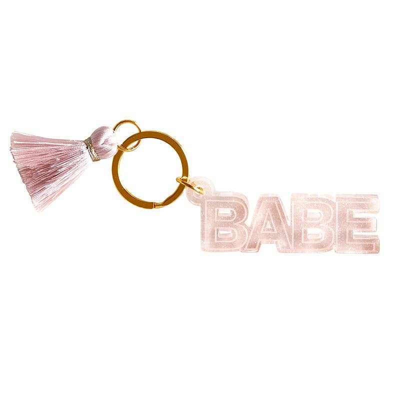 "Babe" Acrylic Key Tag