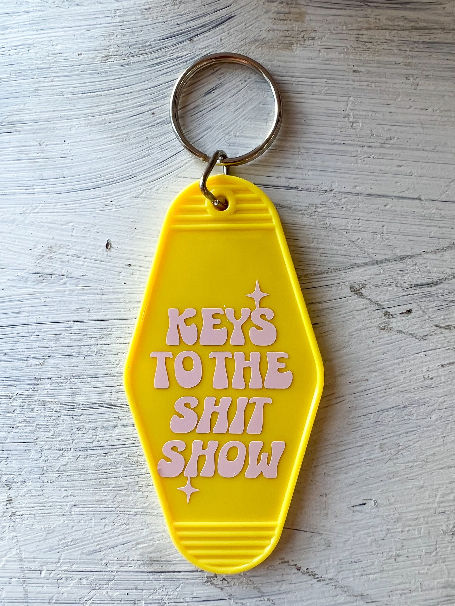 "Keys To The Shit Show" Hotel Keychain