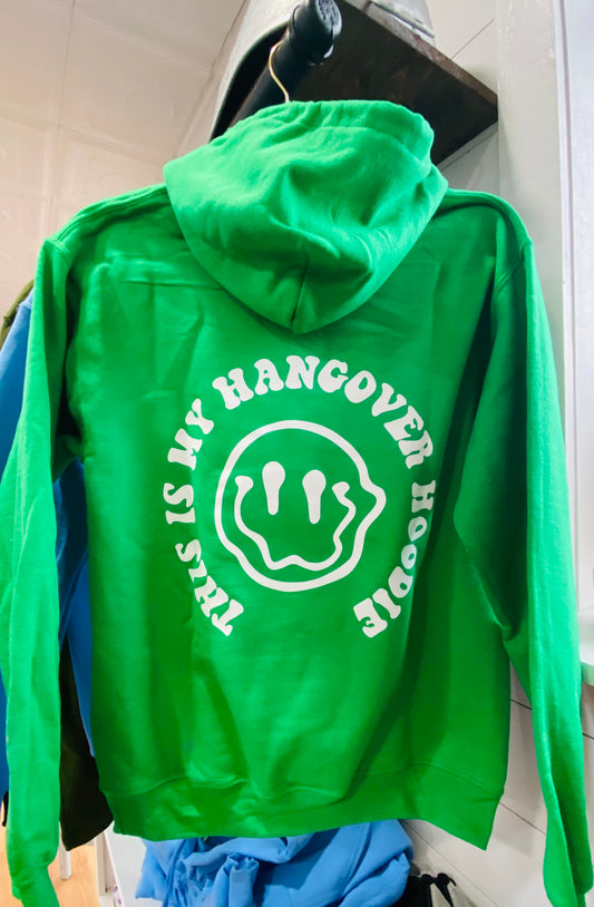 Hungover Hoodie in Kelly Green