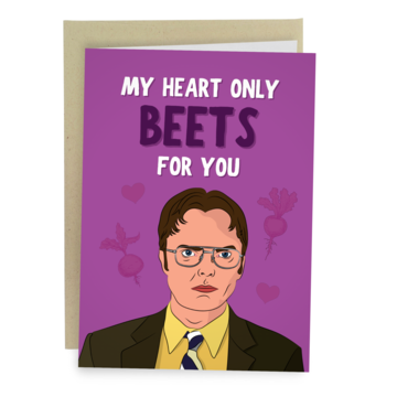 My Heart Only Beets For You Card