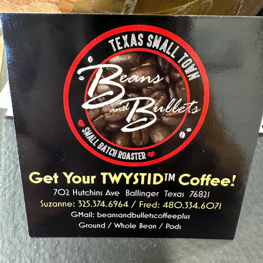 Beans and Bullets Coffee 12 K-Cup Pods