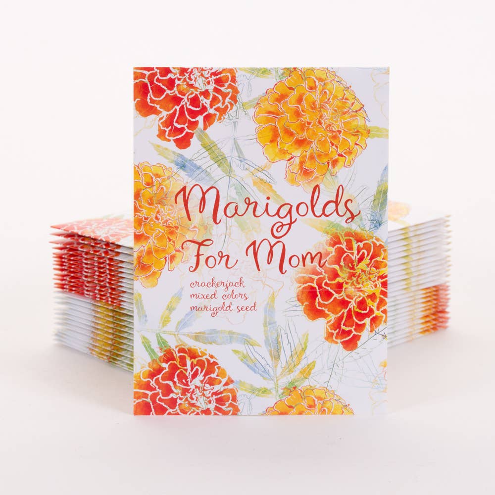 Marigolds for Mom Mother's Day - Marigold Seed Packets