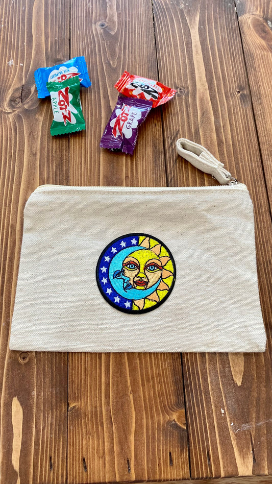 Sun and Moon makeup bag