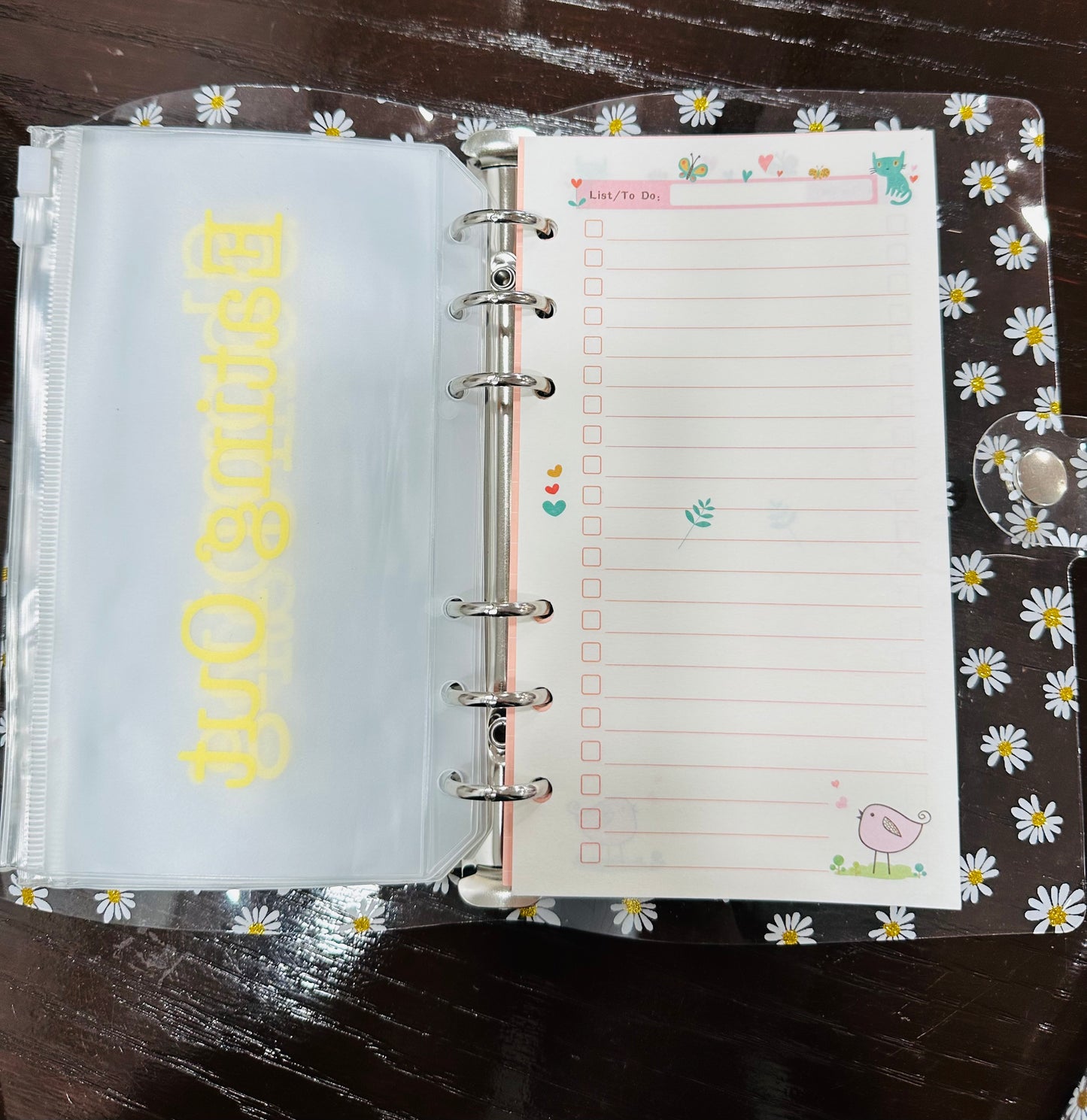 Bougie Budget Envelope Binder with Button