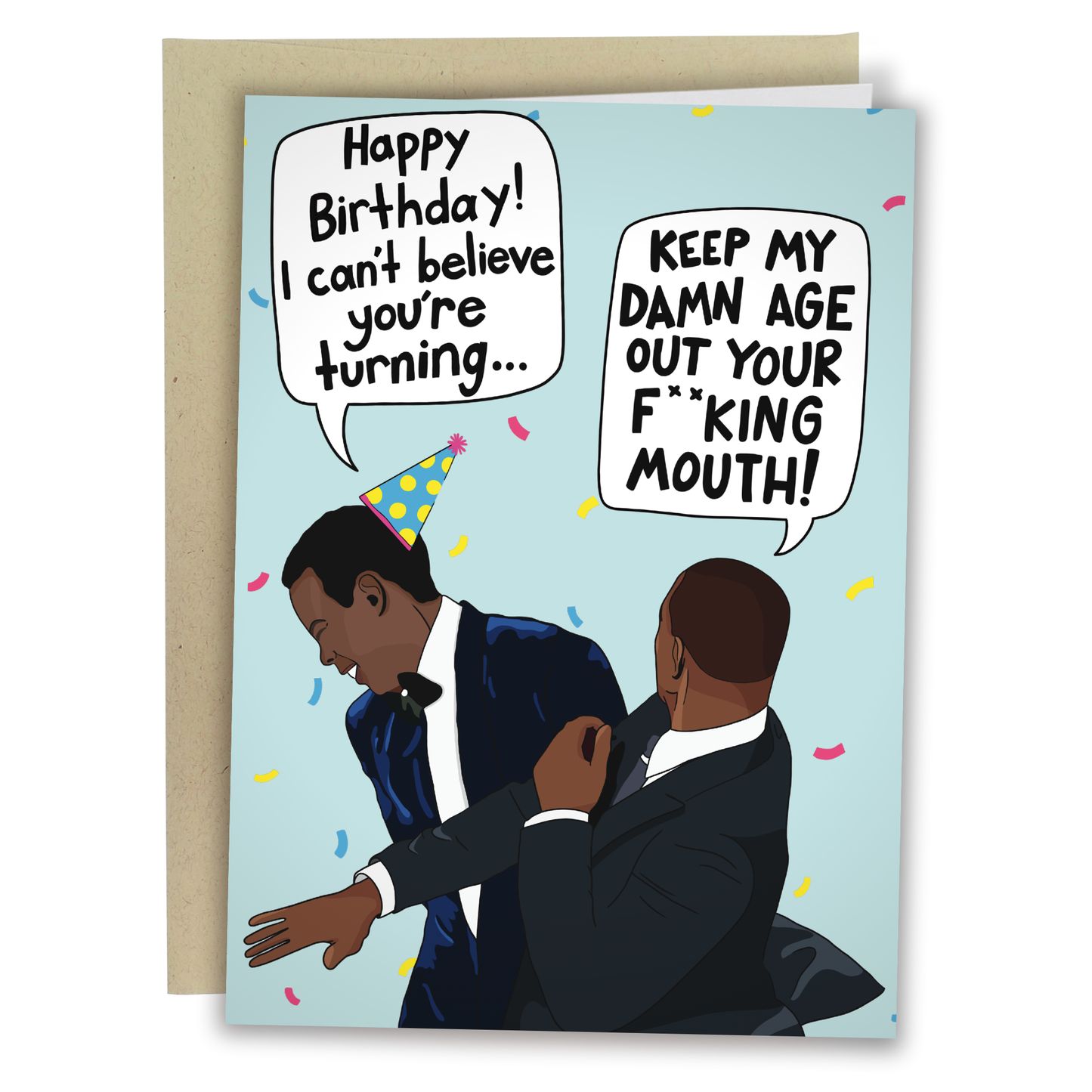 Will Smith Slap Birthday Card