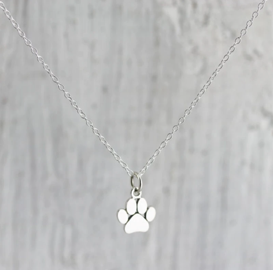 Silver Paw Necklace